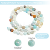 Beebeecraft 2 Strands Natural Flower Amazonite Beads Strands G-BBC0001-40-2