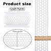 10 Yards Polyester Elastic Hollow Wide Band DIY-FG0006-44A-2