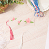 20Pcs Transparent Blank Acrylic Bookmarks Kits DIY-CP0012-45-7