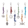 Gemstone Keychains HJEW-JM00984-1