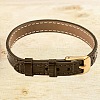 1Pc Leather Textured Bracelet Straps Slide Wristbands for Slide Charms AJEW-CL0001-01A-7