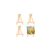 Foldable Wood Triangle Easel WOOD-WH0034-52A-7