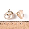 Natural Sea Shell Pendants SSHEL-N038-59-3