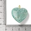 Natural Amazonite Pendants X-G-C274-04E-3