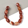 Natural Banded Agate/Striped Agate(Dyed & Heated) Beads Strands G-H324-01G-2