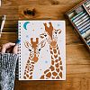 Large Plastic Reusable Drawing Painting Stencils Templates DIY-WH0202-391-7