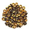 Brass Rhinestone Spacer Beads RB-A020-9mm-11G-3