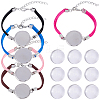 20Pcs 5 Colors Faux Suede Bracelet Making MAK-BM0001-01-1