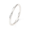 990 Sterling Silver Finger Rings RJEW-Z128-01S-02-4