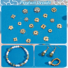   190Pcs 19 Styles Brass Spacer Beads FIND-PH0017-86-4