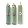 Natural Green Aventurine Pendants GG-CBA51ED-01G-02-1