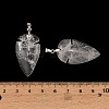 Quartz Crystal Pendants G-H359-04P-08-2