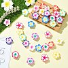 40Pcs 10 Colors Handmade Polymer Clay Beads CLAY-CJ0002-13-6