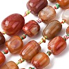 Natural Red Agate Beads Strands G-P605-H01-01-2