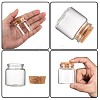 Glass Jar Glass Bottle for Bead Containers X-CON-E008-58x47mm-4