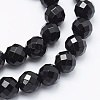 Natural Black Onyx Beads Strands G-E469-07-4mm-3