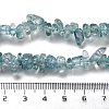 Transparent Crackle Glass Beads Strands GLAA-U004-01F-4