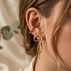 304 Stainless Steel Stud Earrings for Women HG0774-2