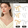 20Pcs 2 Colors Brass Connector Charms KK-BBC0022-11-2