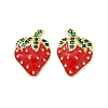 Brass Micro Pave Cubic Zirconia Stud Earrings EJEW-F895-27C-02G-4
