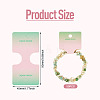 50Pcs Folding Paper Jewelry Display Cards ODIS-TA0001-07A-4