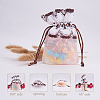 Organza Gift Bags with Lace OP-R034-10x14-01-6