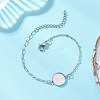 304 Stainless Steel Paperclip Chain Satellite Chain Bracelet Making BJEW-JB13072-02-1