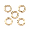 SHEGRACE Brass Spring Gate Rings XGRQ58246-763G-1