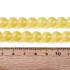Transparent Glass Imitation Cat Eye Beads Strands GLAA-Q110-01C-17-4