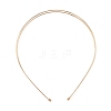 Alloy Double Hair Band Findings AJEW-WH0304-25A-LG-1