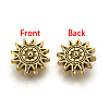 Tibetan Style Alloy Sun Beads LS-TIBEP-GC188-AG-RS-2