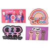 35Pcs Girl Power Waterproof PVC Cartoon Sticker Labels GIPO-PW0002-03-5