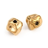 Irregular 304 Stainless Steel Beads STAS-D394-03M-G-2