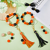 DIY Basketball Keychain Wristlet Making Kit DIY-HY0001-44-6