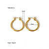 Stainless Steel Hoop Earrings SQ4494-3-1