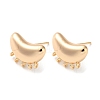 Brass Stud Earring Findings KK-A215-02G-1