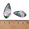 4Pcs Transparent Epoxy Resin Butterfly Wings Pendants RESI-C057-06B-3