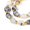 Natural Flower Opal Beads Strands G-N342-53-8x6-14-4