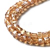 Electroplate Glass Bead Strands X-EGLA-J028-4x4mm-AB18-3