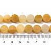 Natural Topaz Jade Beads Strands G-C159-B02-01-5