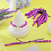 Handmade Polymer Clay Bead Bracelets Making AJEW-TAC00079-6