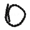 Natural Black Onyx Beads Strands G-F801-F02-03-3