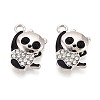 Alloy & Enamel & Crystal Rhinestone Pendants PALLOY-T095-12P-1