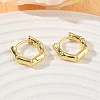 Brass Hoop Earrings KK-CBA98BA-11G-1