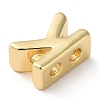 Rack Plating Brass Slide Charms KK-M254-15G-K-2