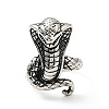 316 Stainless Steel Snake Finger Ring RJEW-C030-05F-AS-1