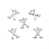 Tarnish Resistant 304 Stainless Steel Charms STAS-K215-20P-1