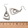 DIY Blank Dome & Teardrop 304 Stainless Steel Dangle Earring Making Kit EJEW-UN00003-2
