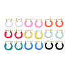 Enamel Hoop Earrings EJEW-N011-120-1