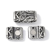 Tibetan Style 316 Surgical Stainless Steel Magnetic Clasps STAS-P362-11AS-1